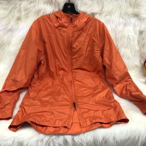 Orange Women’s Columbia Rain Coat